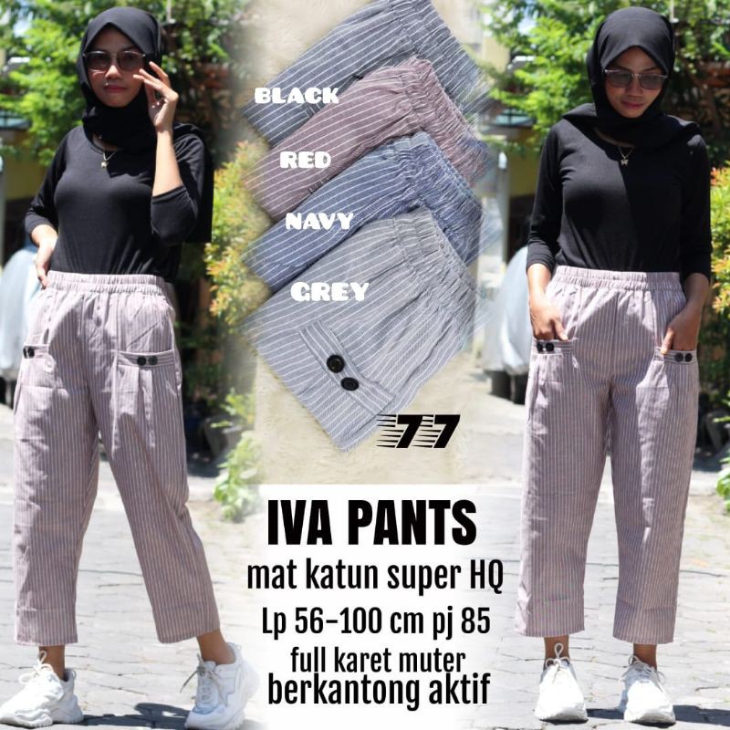 IVA PANTS MOTIF SALUR