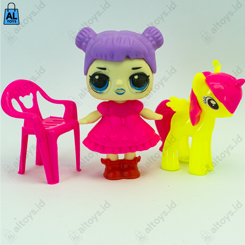 Mainan Boneka Masak Masakan Komplit Kitchen Set Kuda Poni Set MO08