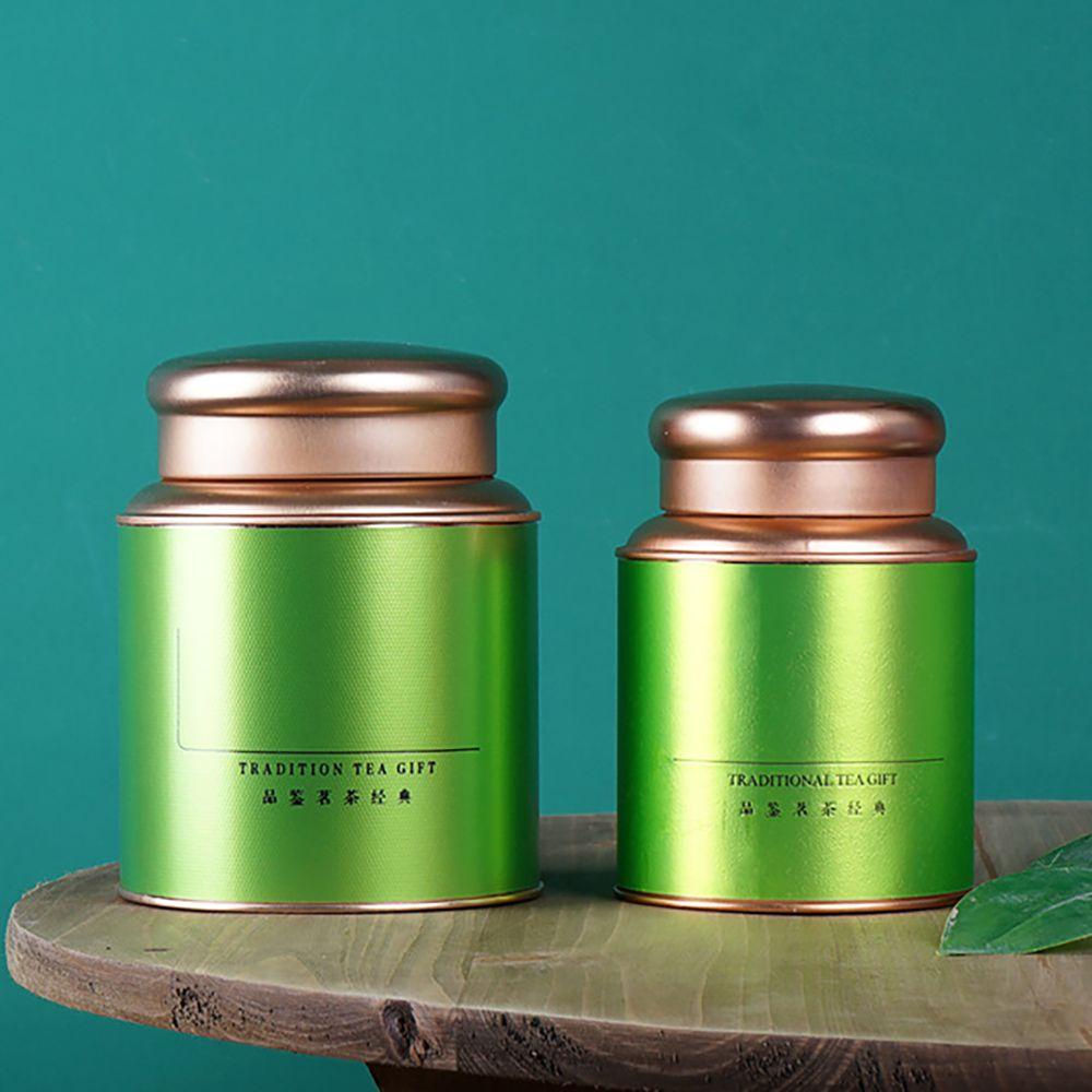 Nickolas1 Tea Can Sealed Round Candy Home Party Organizer Kaleng Toples Penyimpanan Teh Kopi