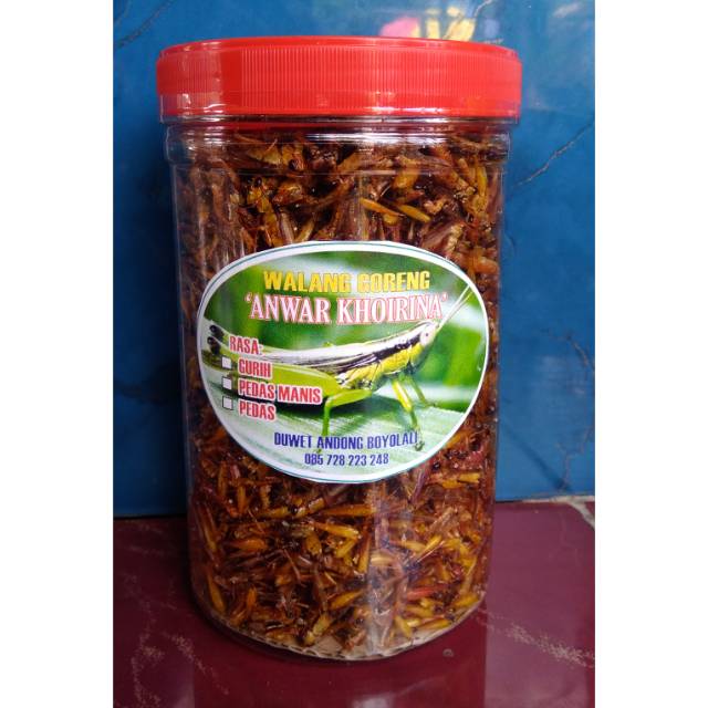 

Belalang Goreng 200 gram (khas Boyolali)