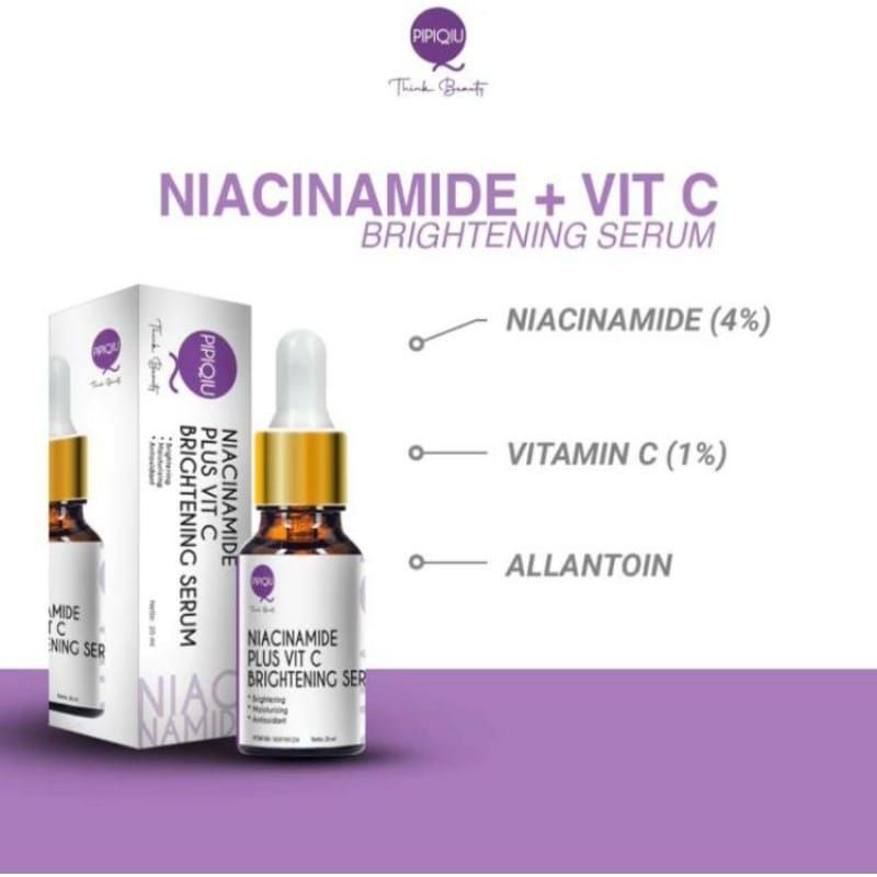 Pipiqiu Brightening Niacinamide + Vitamin C Serum 20ml (PISNI)