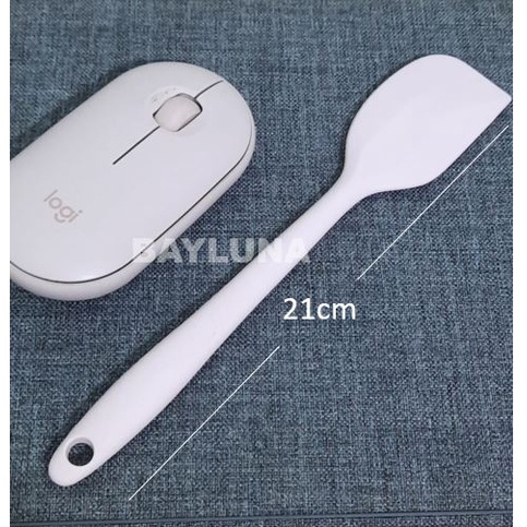 Silicone Spatula Silikon Scraper Sutil Tahan Panas untuk Memasak di atas Teflon, baking mengaduk mentega, dll