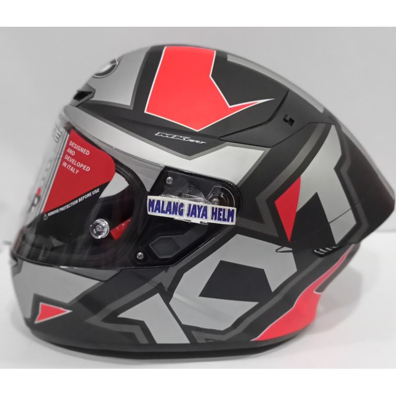 Helm KYT TT Course Electron Red