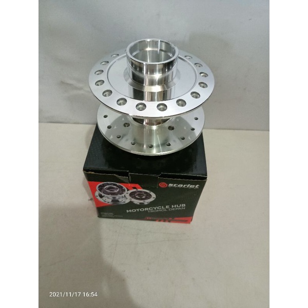 tromol depan motor Suzuki Satria Fu 150 Crom produk original scarlet Crom