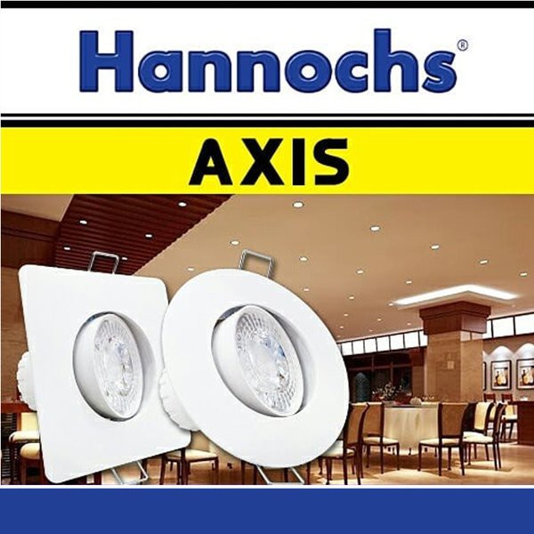 Downlight LED Spot Light Hannochs Axis FR 6W / Lampu Sorot Bulat