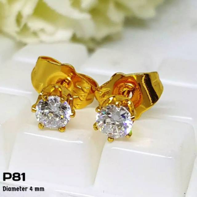 Fourfashion  P081 - Anting Dewasa - Set Perhiasan Xuping Lapis Emas