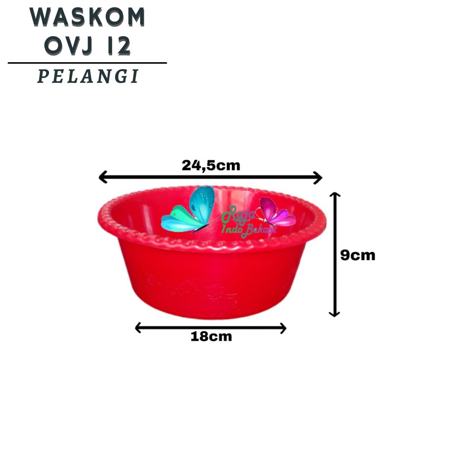 Tebal Baskom Waskom Ovj 12 Waskom Baskom Plastik Besek Hajatan Berkatan Waskom Enamel Tutup Stenlis