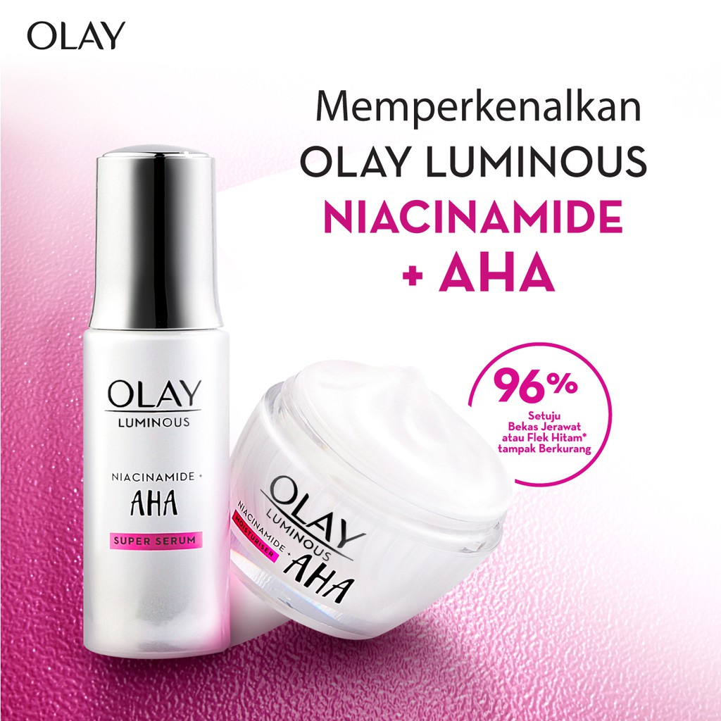 Olay Luminous Niacinamide AHA Cream Skincare Brightening 50gr