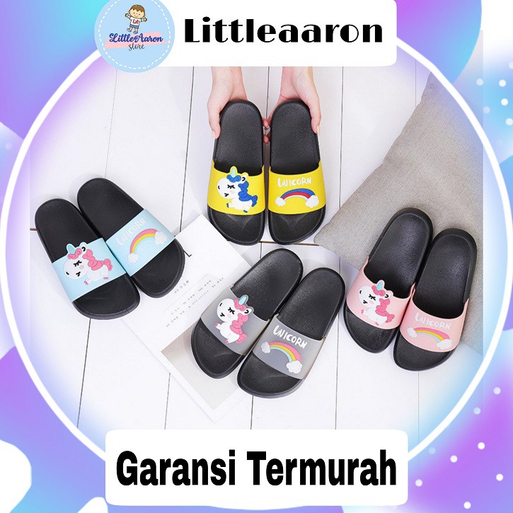 LittleAaron SANDAL DREAM UNICORN Sandal selop karet lucu anak, Sandal anak dino lucu Sport Termurah Sendal Bayi Anak Cewek Cowok