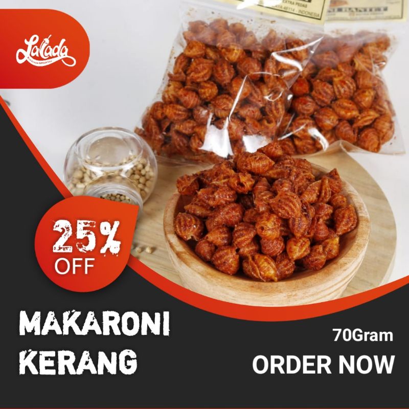 Jual Makaroni Kerang Makanan Ringan Pedas Lalada Shopee Indonesia