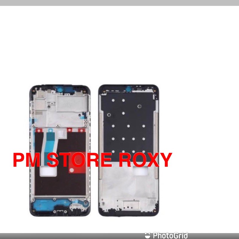 FRAME BEZZEL BEZEL TULANG TATAKAN LCD REALME 5 PRO ORIGINAL