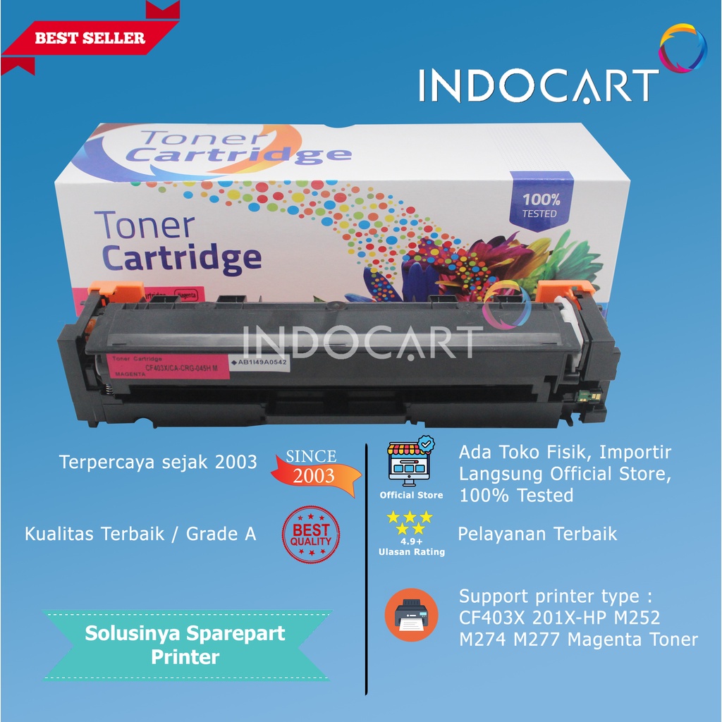 Toner Cartridge Compatible CF400X CF401X CF402X CF403X 201X-HP M252