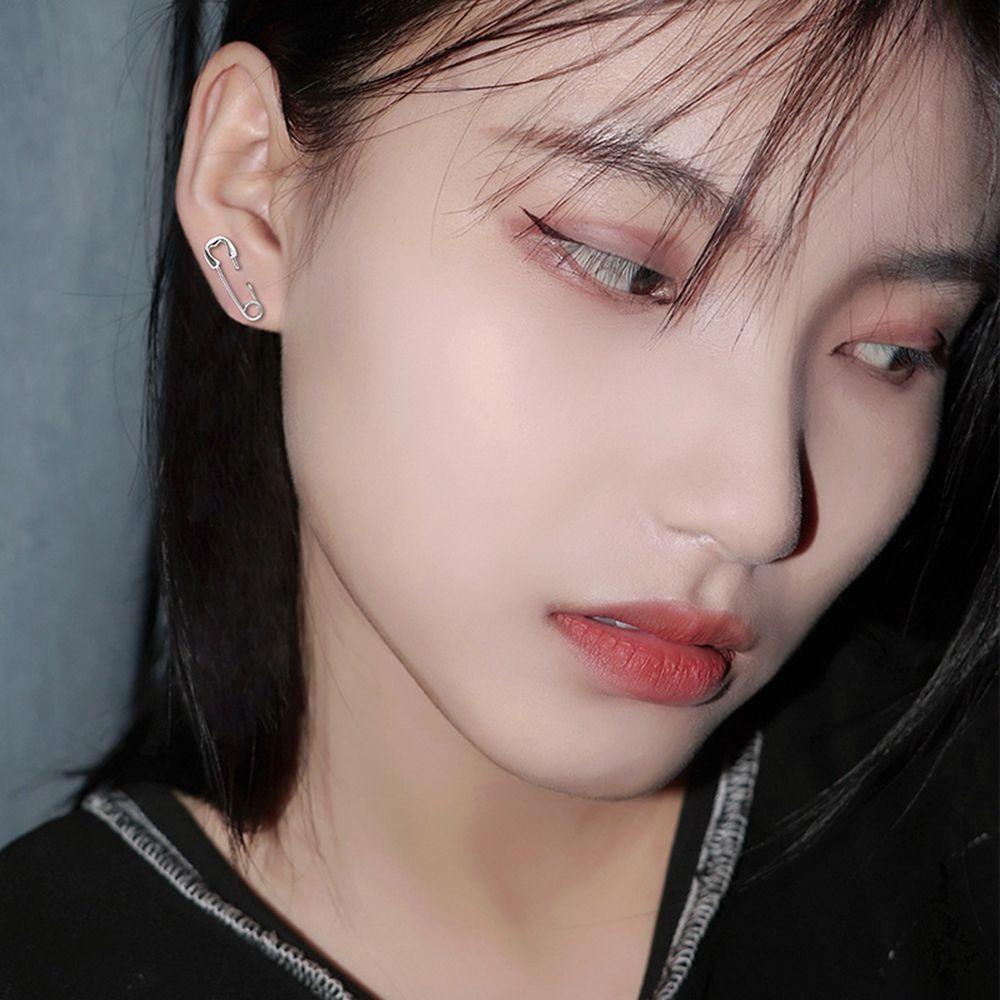 Lily Kertas Klip Anting Hadiah Kepribadian Kreatif Sterling Silver