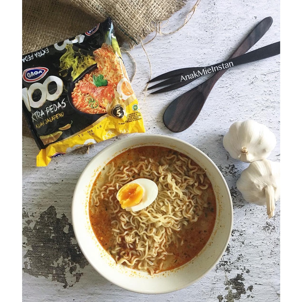 

Mie GAGA 100 Ekstra Pedas Kuah Jalapeno 75GR