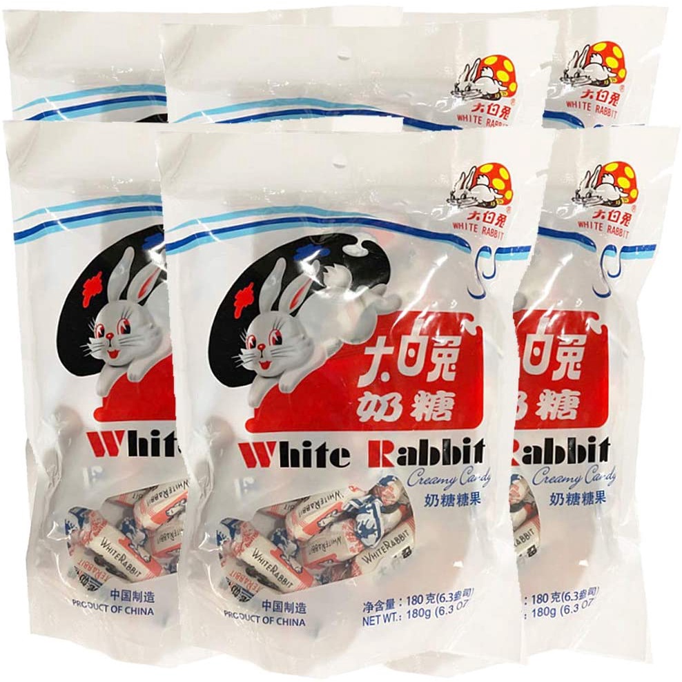 White Rabbit Candy/Permen Lunak Susu Kelinci 180gram 大白兔奶糖