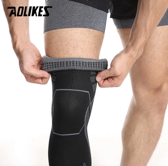 7060 AOLIKES KNEE PAD LEGGING SUPPORT SLEEVE WRAP DEKER KAKI DBL