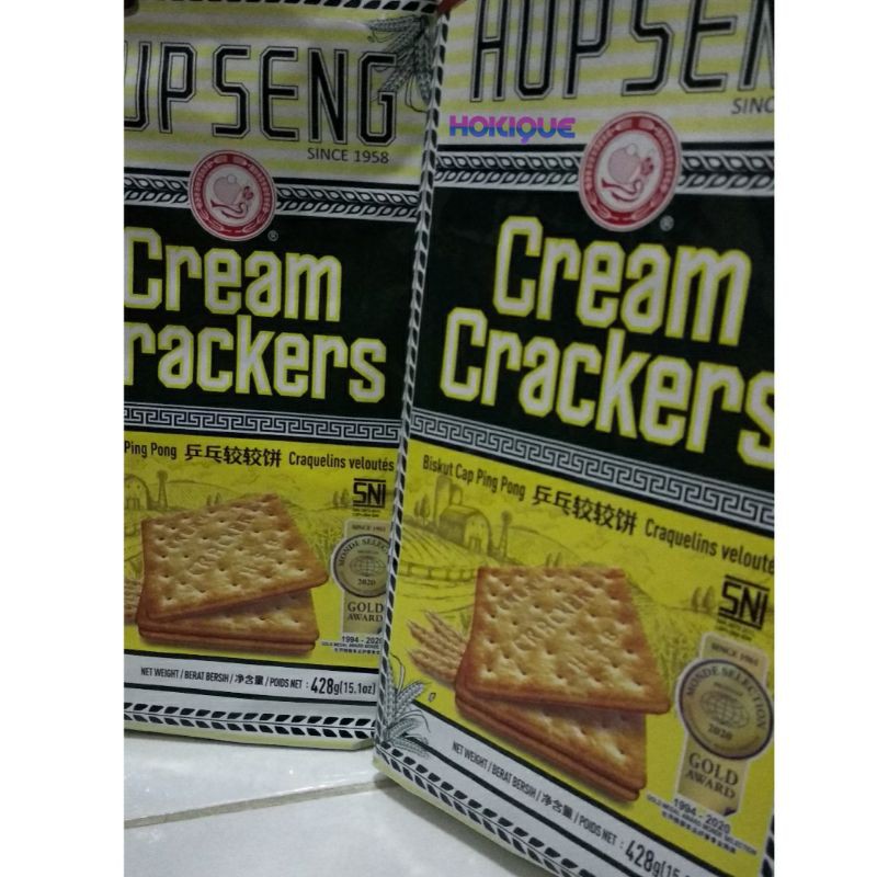 

Biskuit HUP SENG cream crackers 428 gr