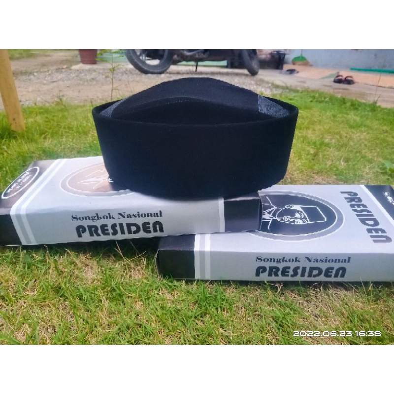 peci hitam susun,songkok hitam susun tinggi 8, 9