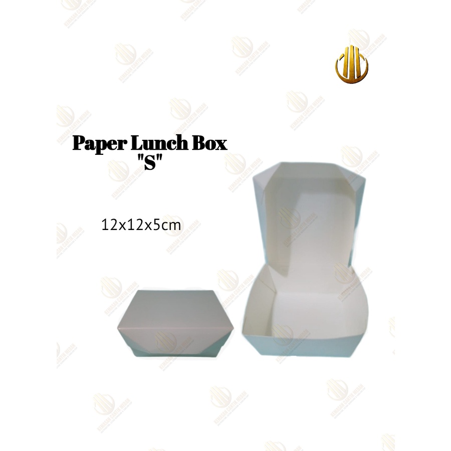 Kotak Makan S/Paper Lunch Box Small-food grade