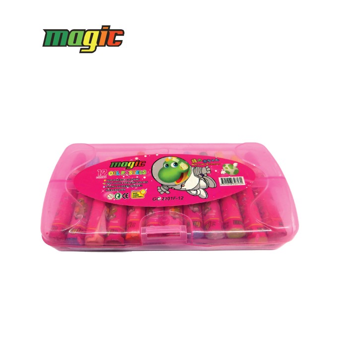 

Crayon Magic Oil Pastels 12 Warna Case | GC-2101F-12