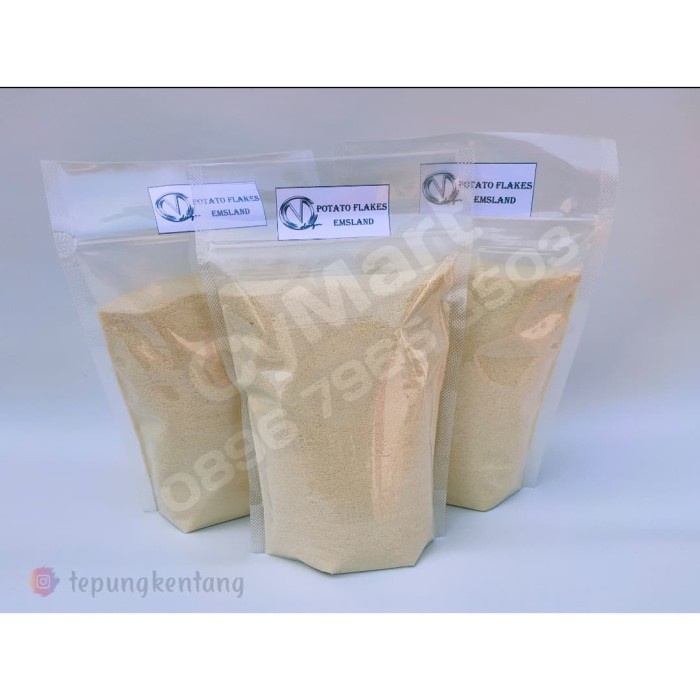

b011tee Tepung Kentang Potato Flakes 1000Gr Mashed Potato Kuning, Dari Jerman Da01D100