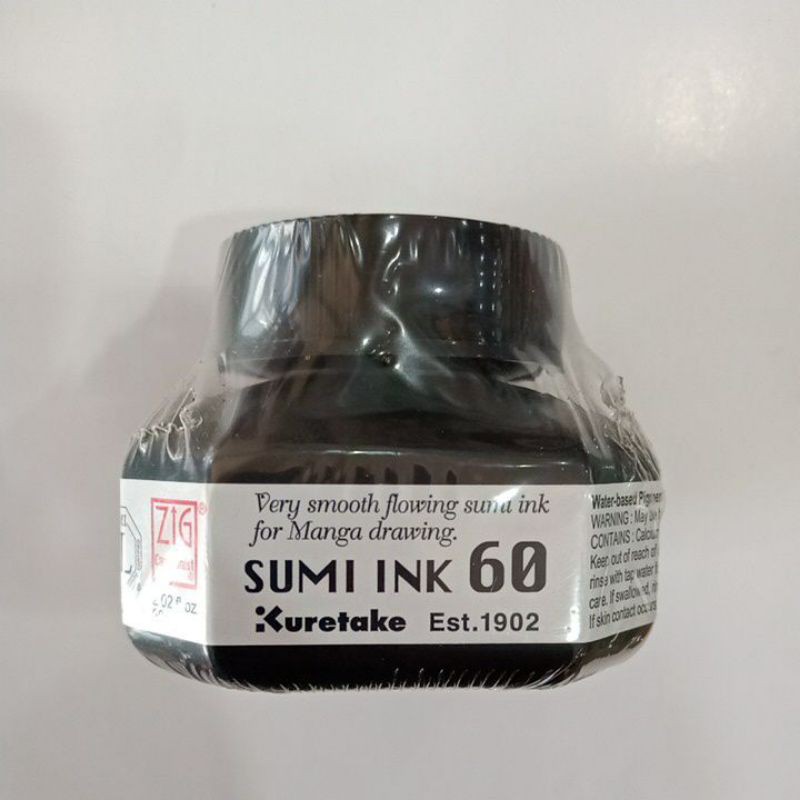 

ZIG KURETAKE SUMI INK (BLACK COLOUR INK) TIPE CNCE103-6