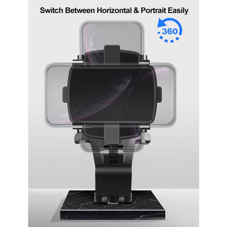 HD35 Car Holder car mount dasbor sunvisor spion meja dudukan penyangga HP MOBIL Phone Holder