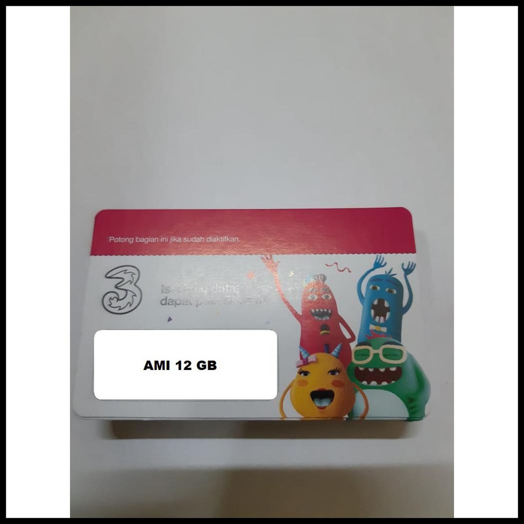 [[BAYAR DITEMPAT]] VOUCHER TRI AMI 12 GB + UNLIMITED YOUTUBE EKSLUSIF