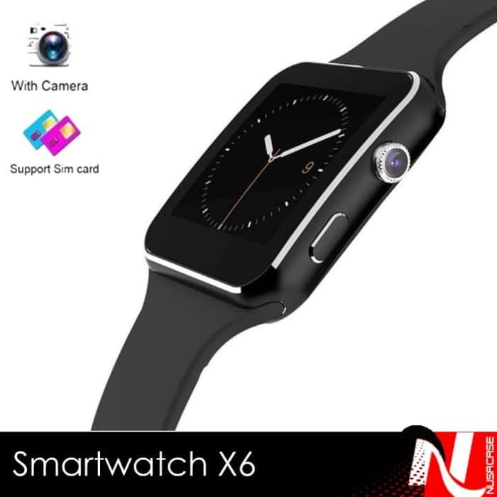 Smartwatch X6 Smart Watch X6 Support Micro SD Memory Card -