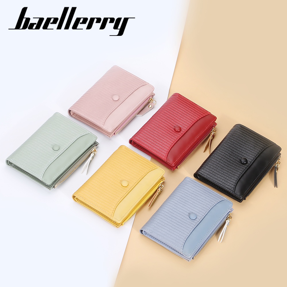 BAELLERRY N2370 Dompet Wanita Kecil Bahan Kulit PU Leather Premium WATCHKITE WKOS