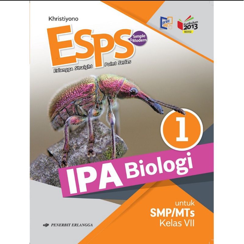 Erlangga - Buku Pelajaran ESPS IPA Biologi Kelas 1&amp;2 SMP/MTs Kurikulum 2013 Revisi