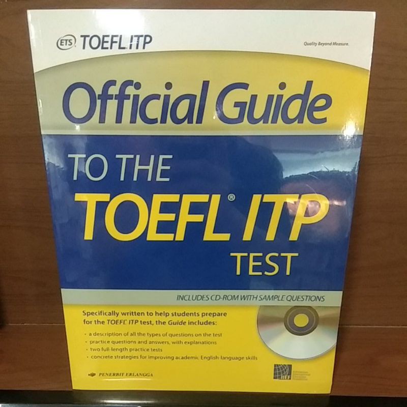 Official Guide To The TOEFL ITP Test + Cd
