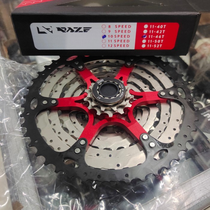 Sprocket Raze 10 Speed 11 46 Spider Casset 10 Sp 11 46 Elite Spider