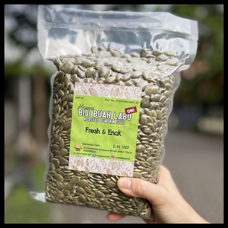 

DISKON TERBATAS !!! ROASTED PUMPKIN SEED 1KG BIJI LABU PANGGANG TERLARIS