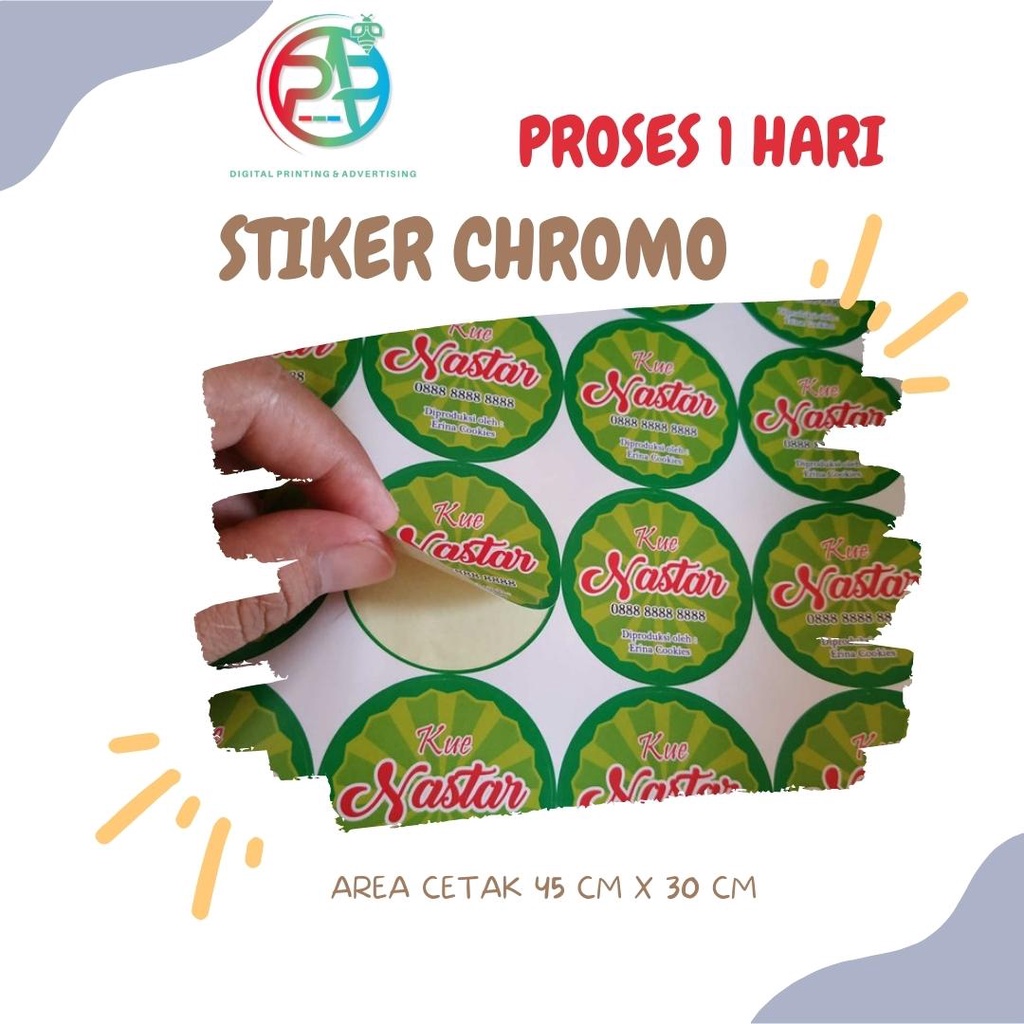 

CETAK STIKER CHROMO UKURAN A3+ (GROSIR)