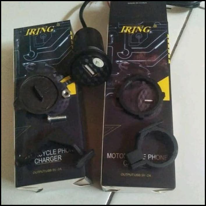 Charger Aki Motor Stang Waterproof Original