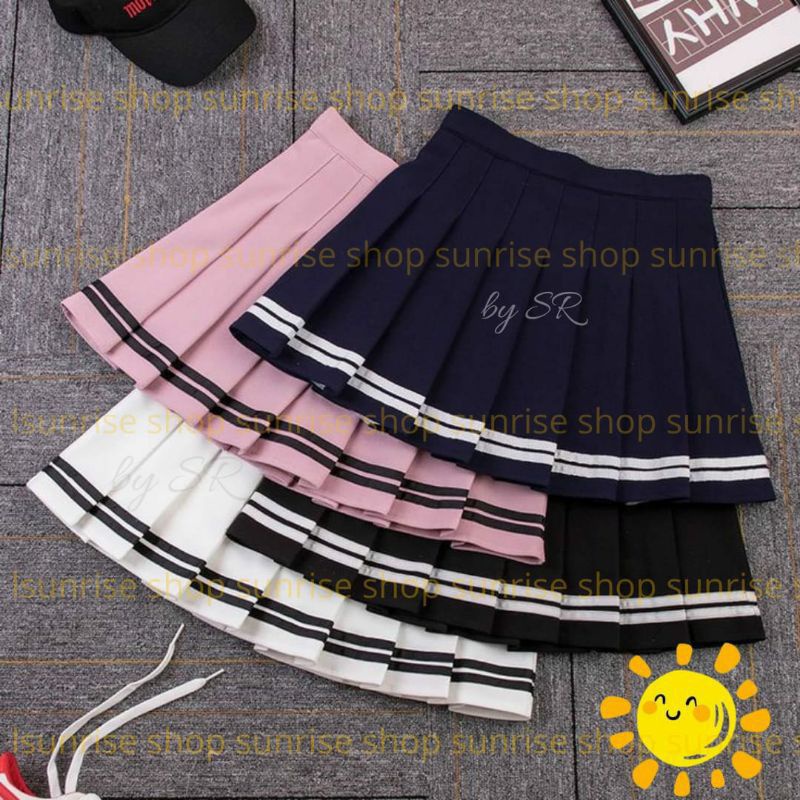 Rok Korea pendek mini skirt Rok tennis