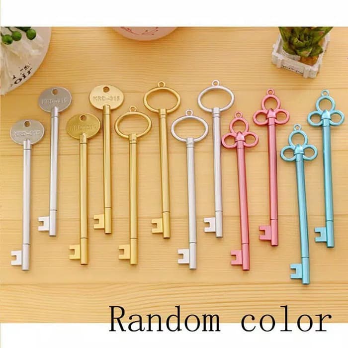 Pulpen Gel Motif Kunci Unik dan Lucu-1