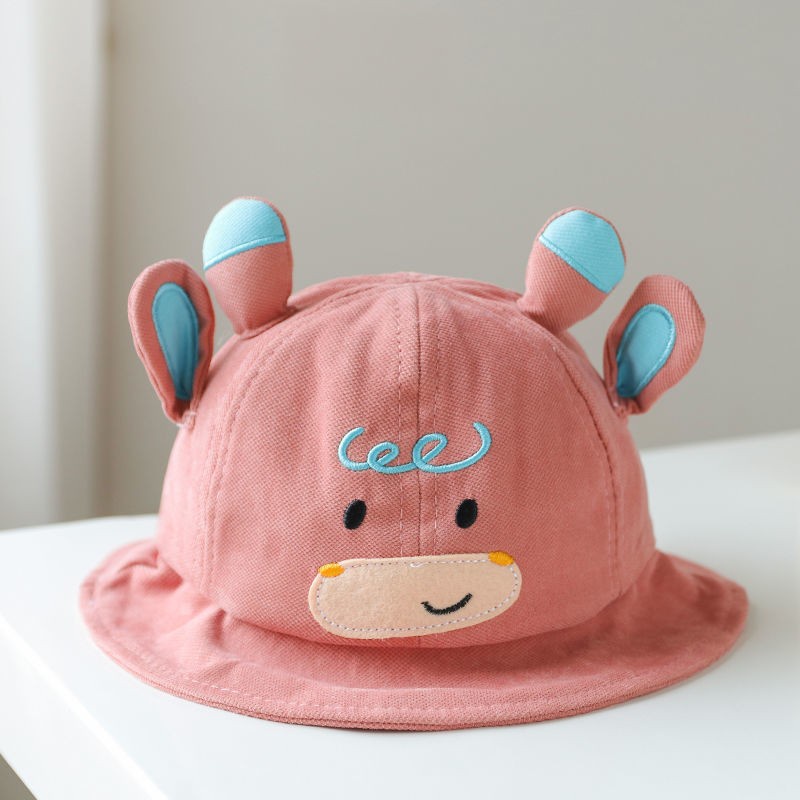 BUCKET PONY COW TANDUK 3D BUCKET TOPI ANAK HAT BABY FASHION ANAK UNISEX LUCU CNA