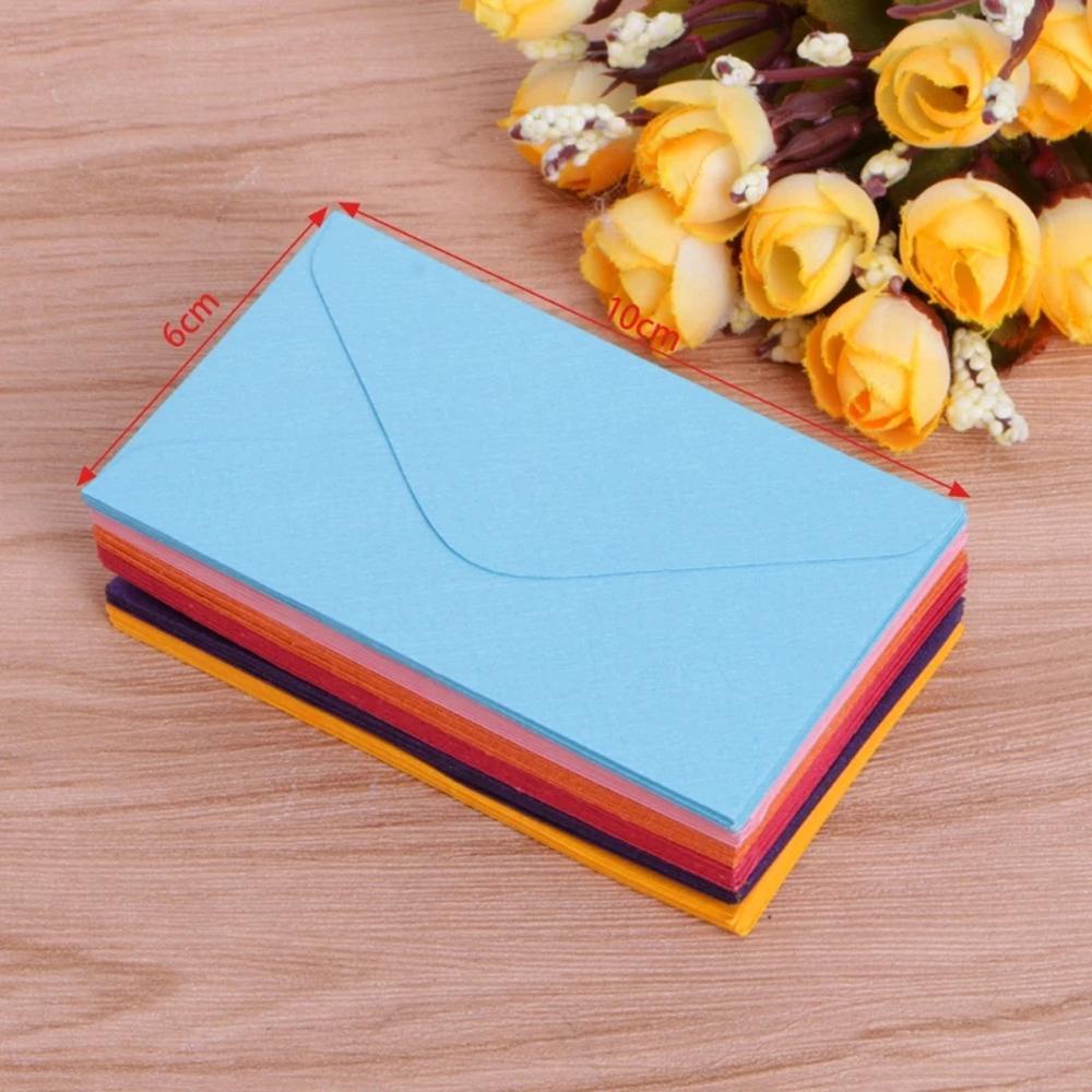 Amplop Kertas Agustina Stationary Untuk Hadiah Pesta Pernikahan Kartu Pesan Retro Amplop Warna-Warni