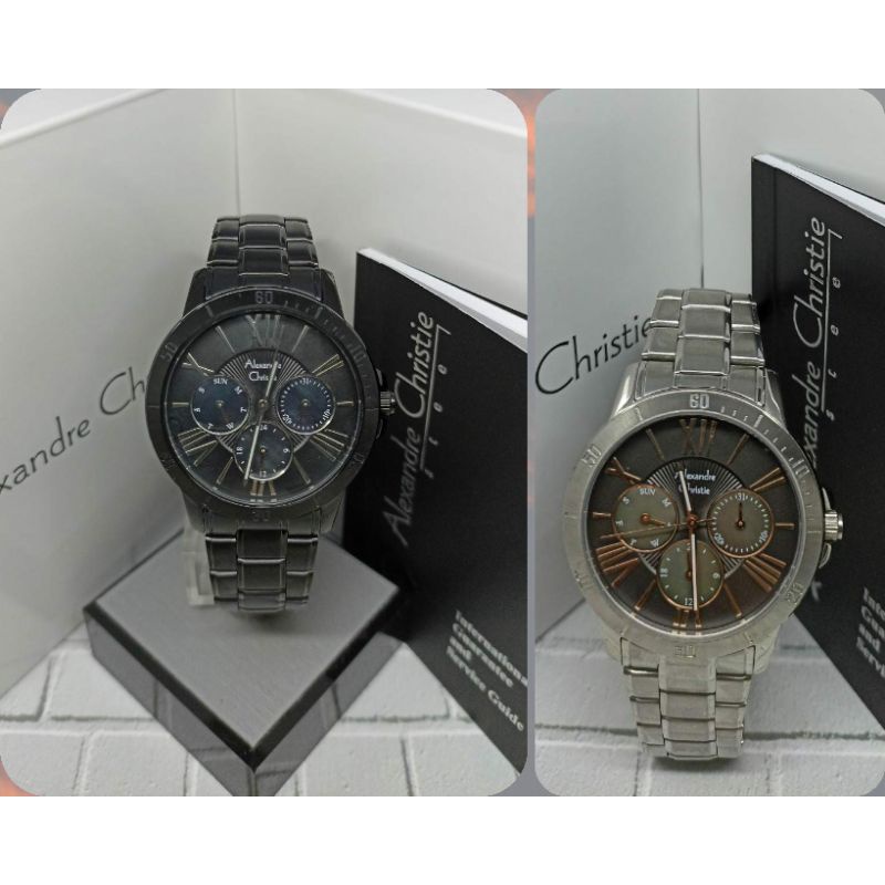 Jam Tangan Wanita Alexandre Christie 2650 AC2650 AC 2650 Tali Besi / Stainless steel