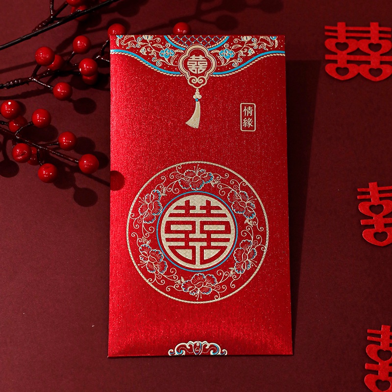 Angpao Angpau Angpau Angpau Merah Kecil Panjang Gaya Cina Untuk Hadiah Pernikahan