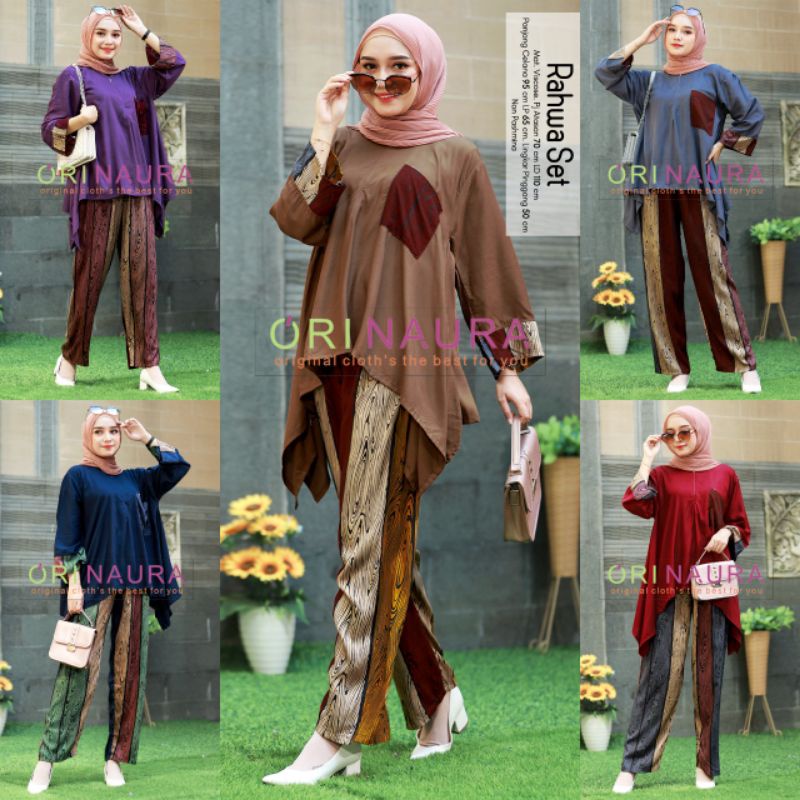 RAHWA SET BAJU SETELAN PANT BY ORI NAURA