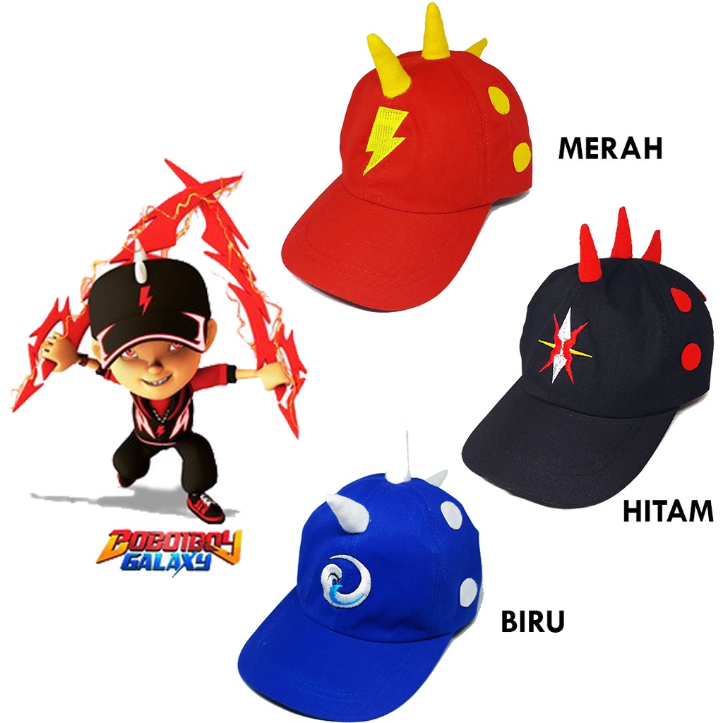 Topi Anak Baseball Model Karakter Boboiboy Laki laki dan perempuan usia 3-7 tahun BISA BAYAR DI TEMPAT