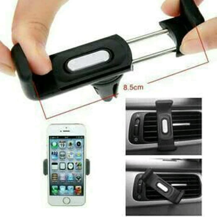 Holder Mobil AC Jepit HP Pegangan - Car Mount Handphone Holder