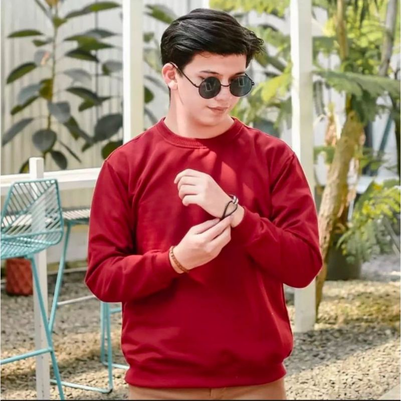 Sweater crewneck polos size M L XL XXL
