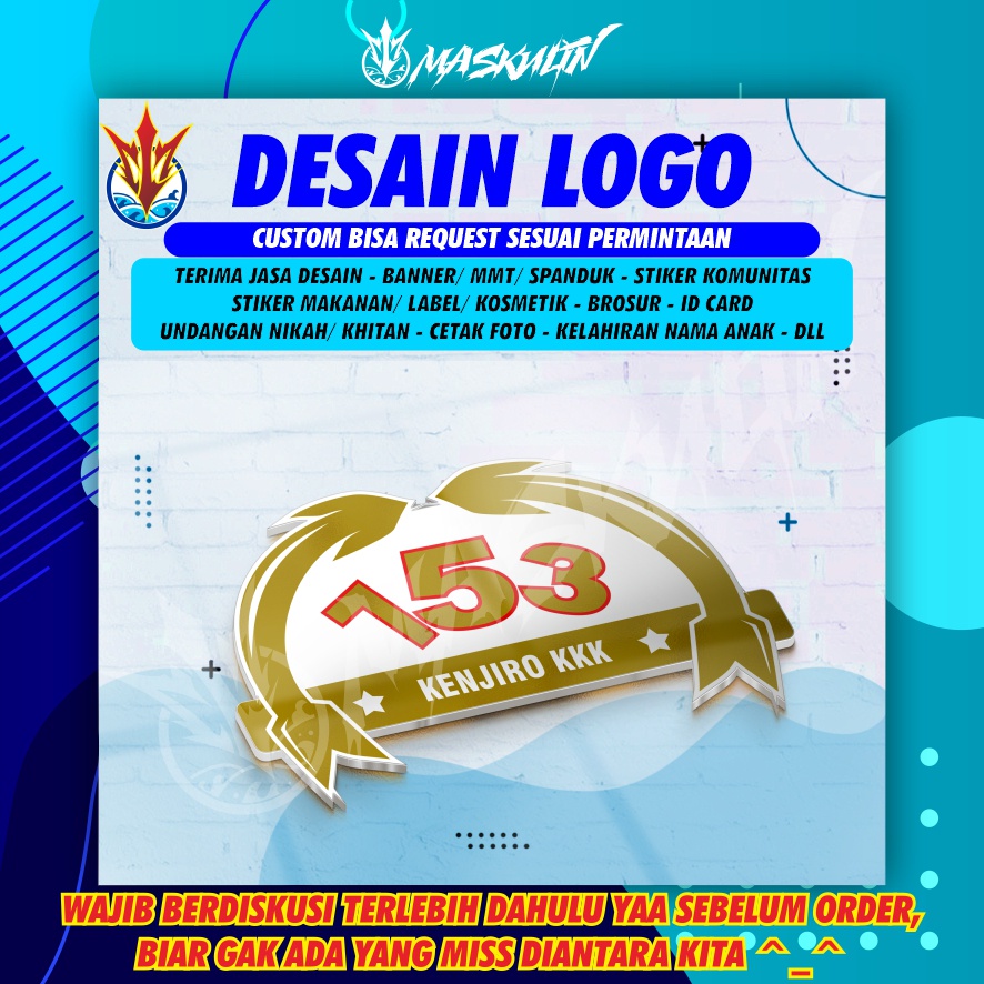 

JASA Desain Logo Brand Merk Custom