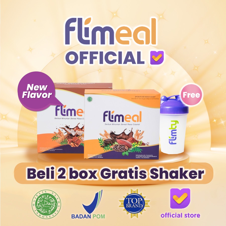 

Flimeal 1 Box Meal Replacement Minuman Diet