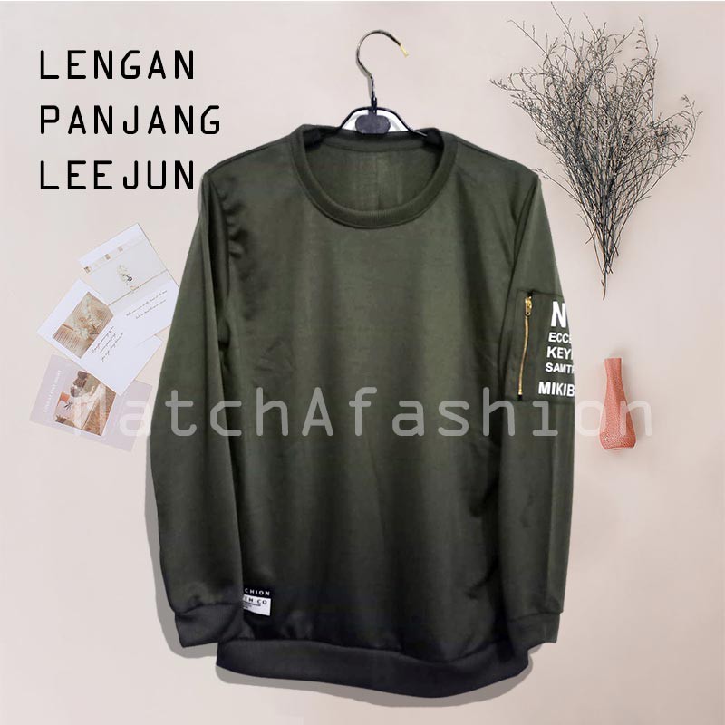 Kaos Lengan Panjang Cowo Korea Leejun / Kaos Lengan Panjang Pria Korea