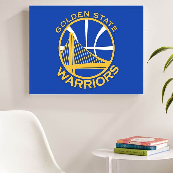 "Golden State Warriors" Poster Kayu (30x22)